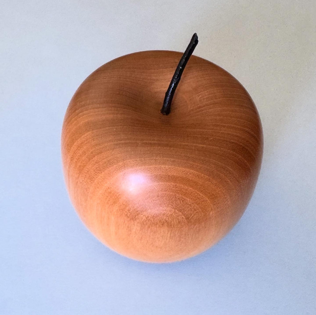Vintage Large Wooden Apple