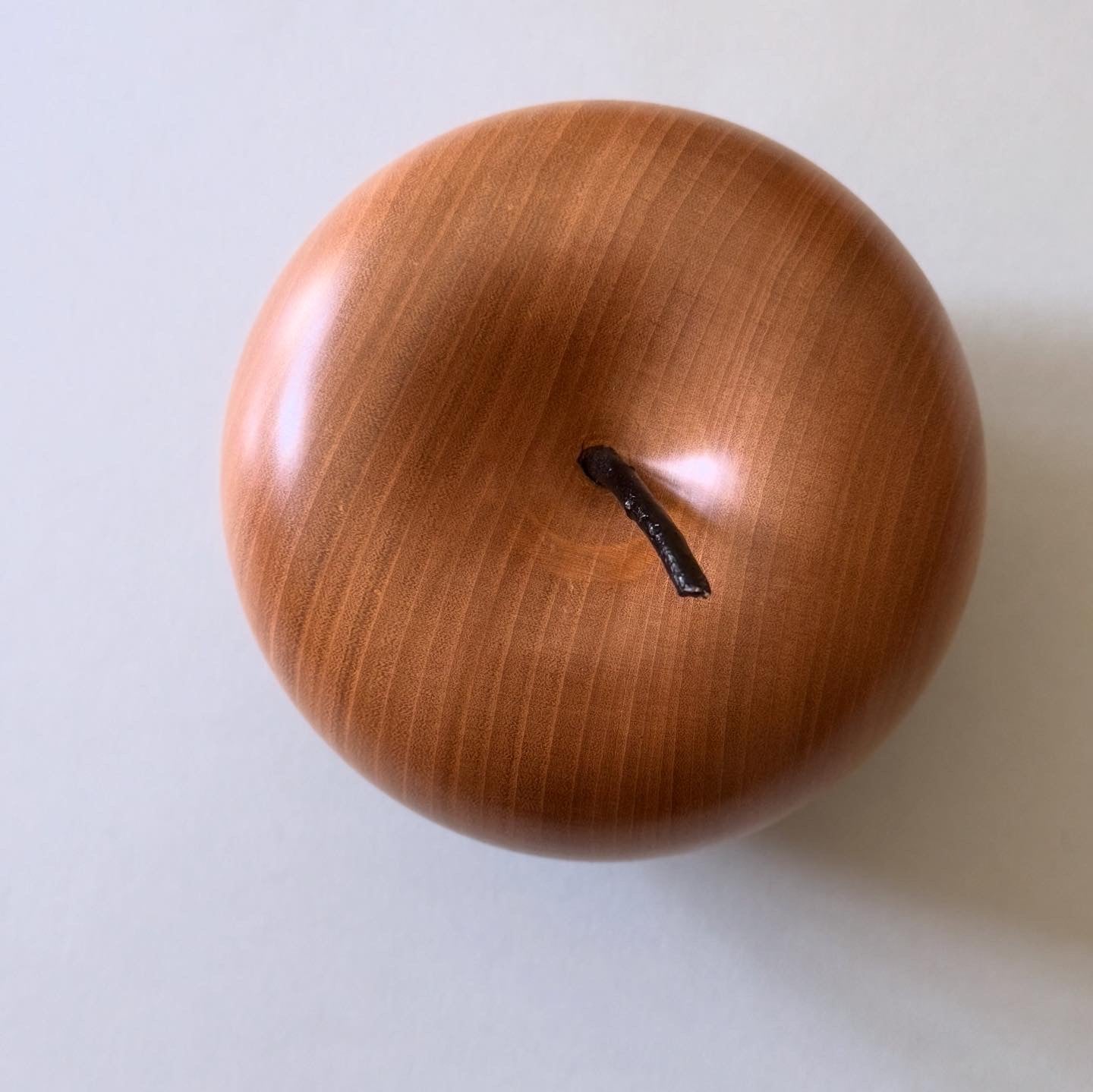 Vintage Large Wooden Apple