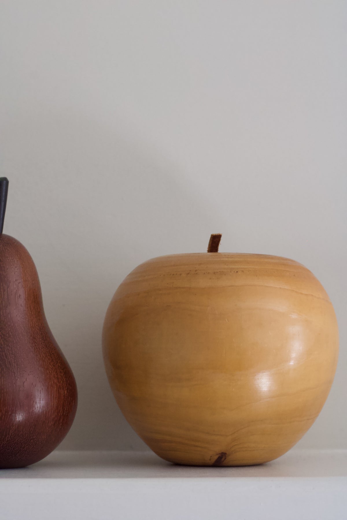 Wooden Apple & Pear