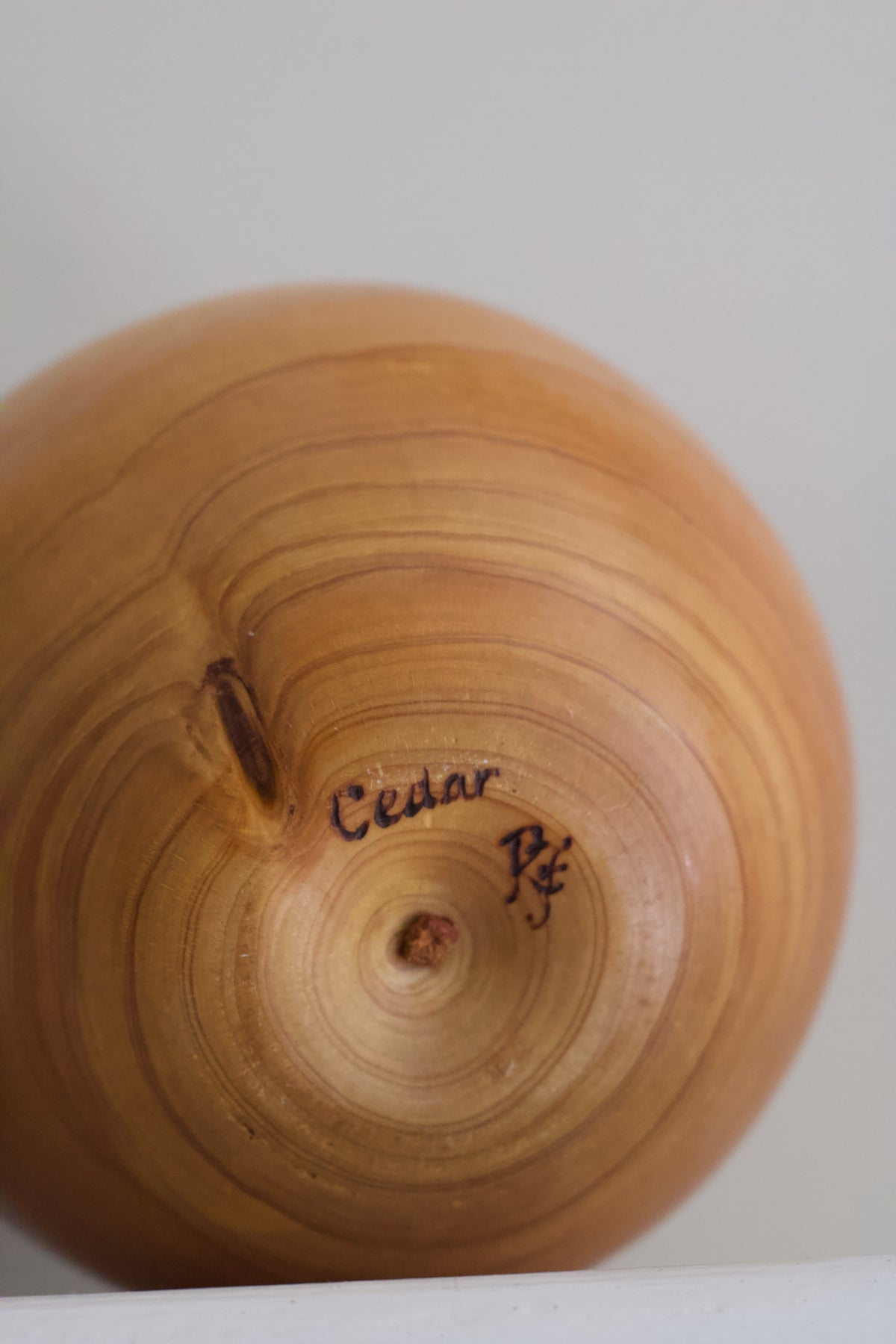 Wooden Apple & Pear