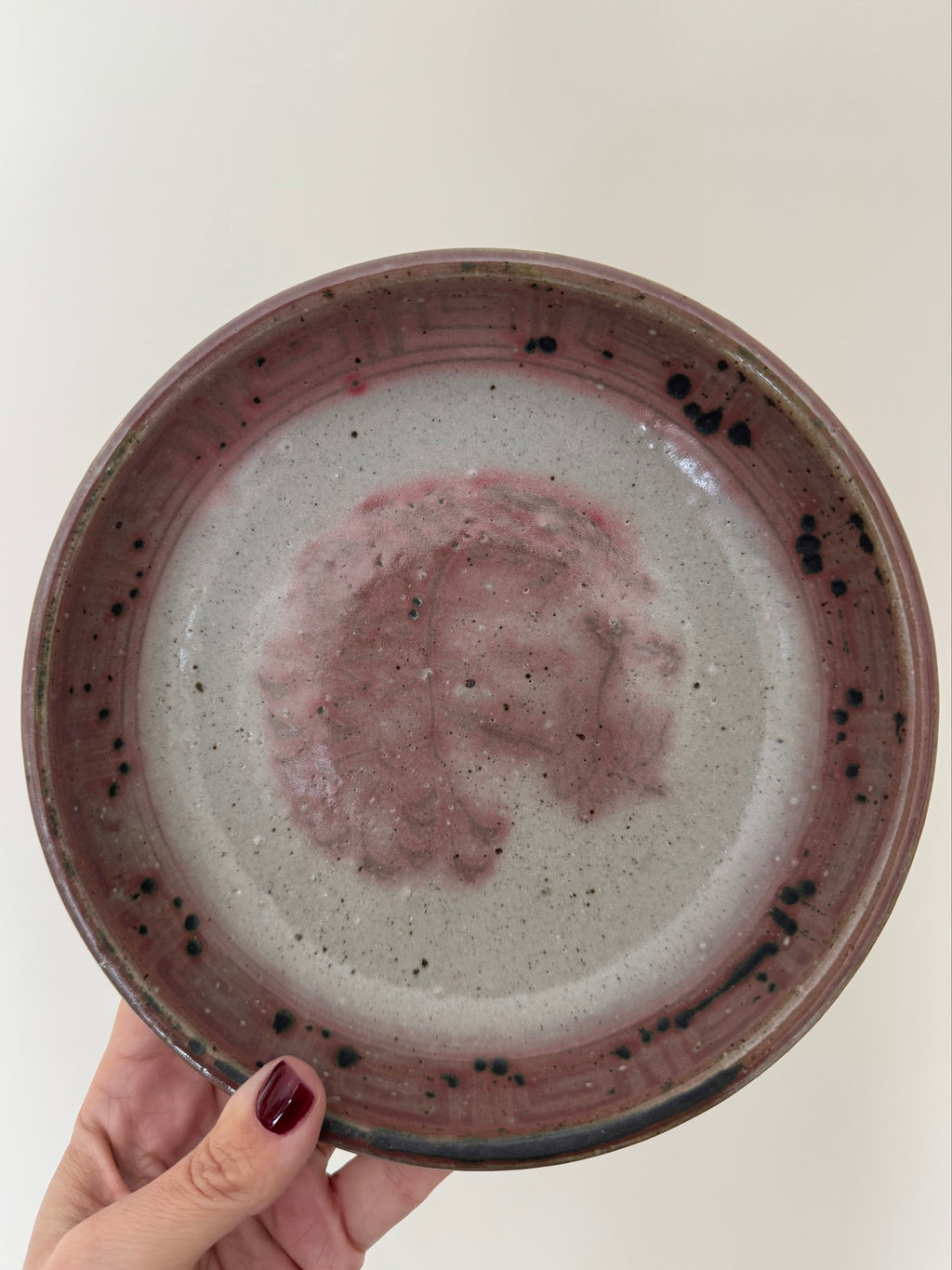 Antique Danish Stoneware Bowl