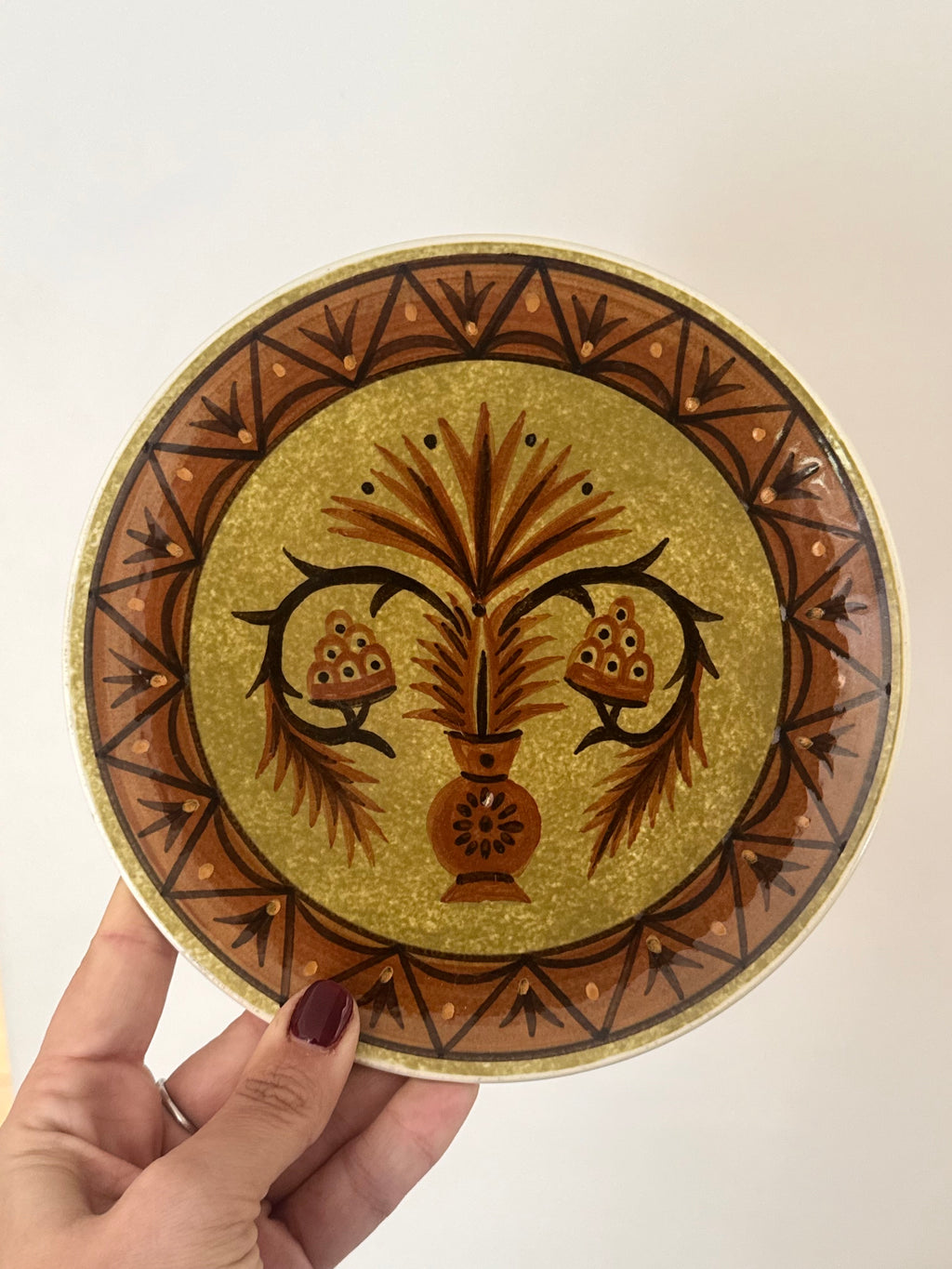 Vintage Keramikos Athens Wall Plate
