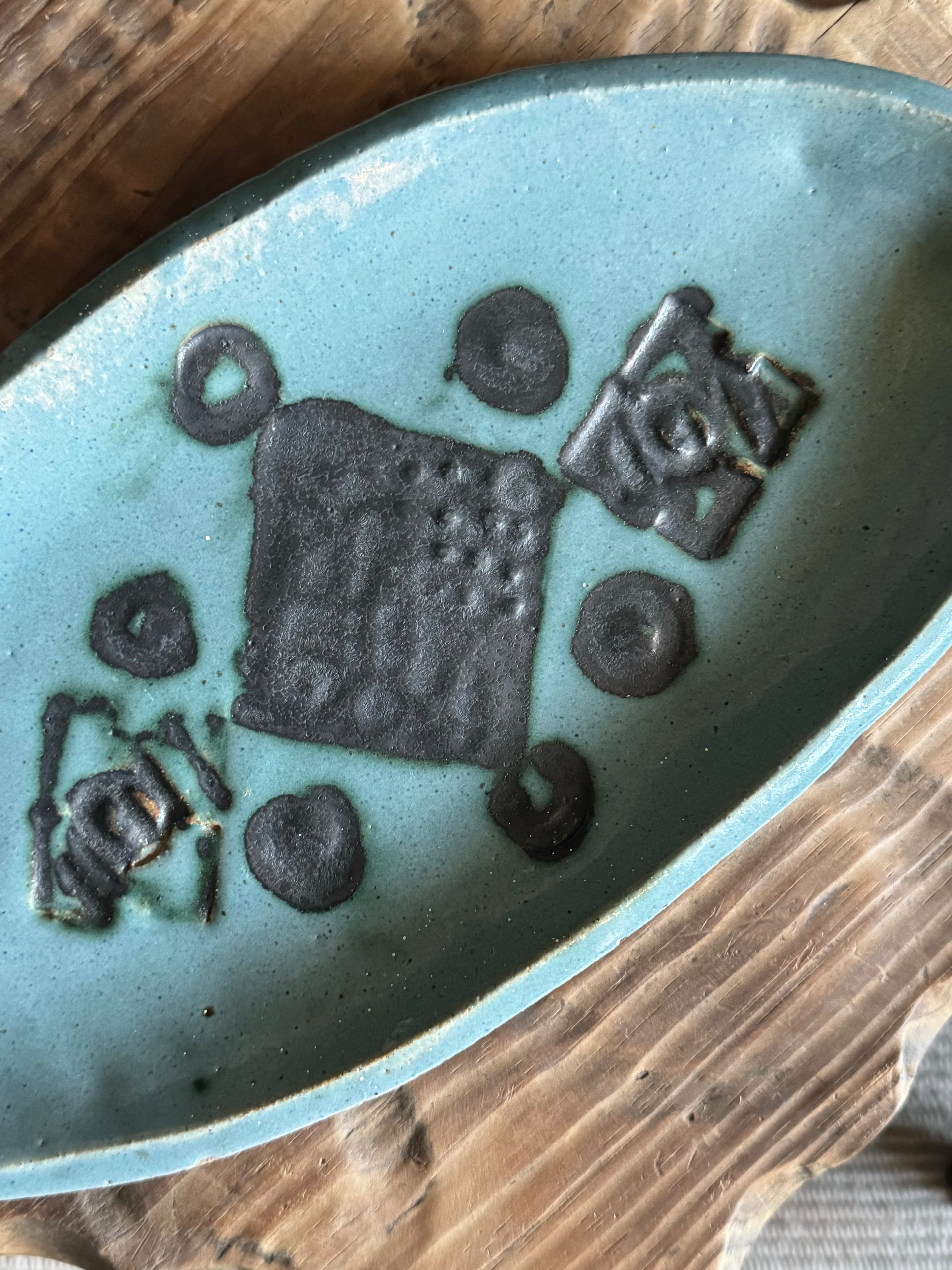 Mid Century Studio Pottery Dish