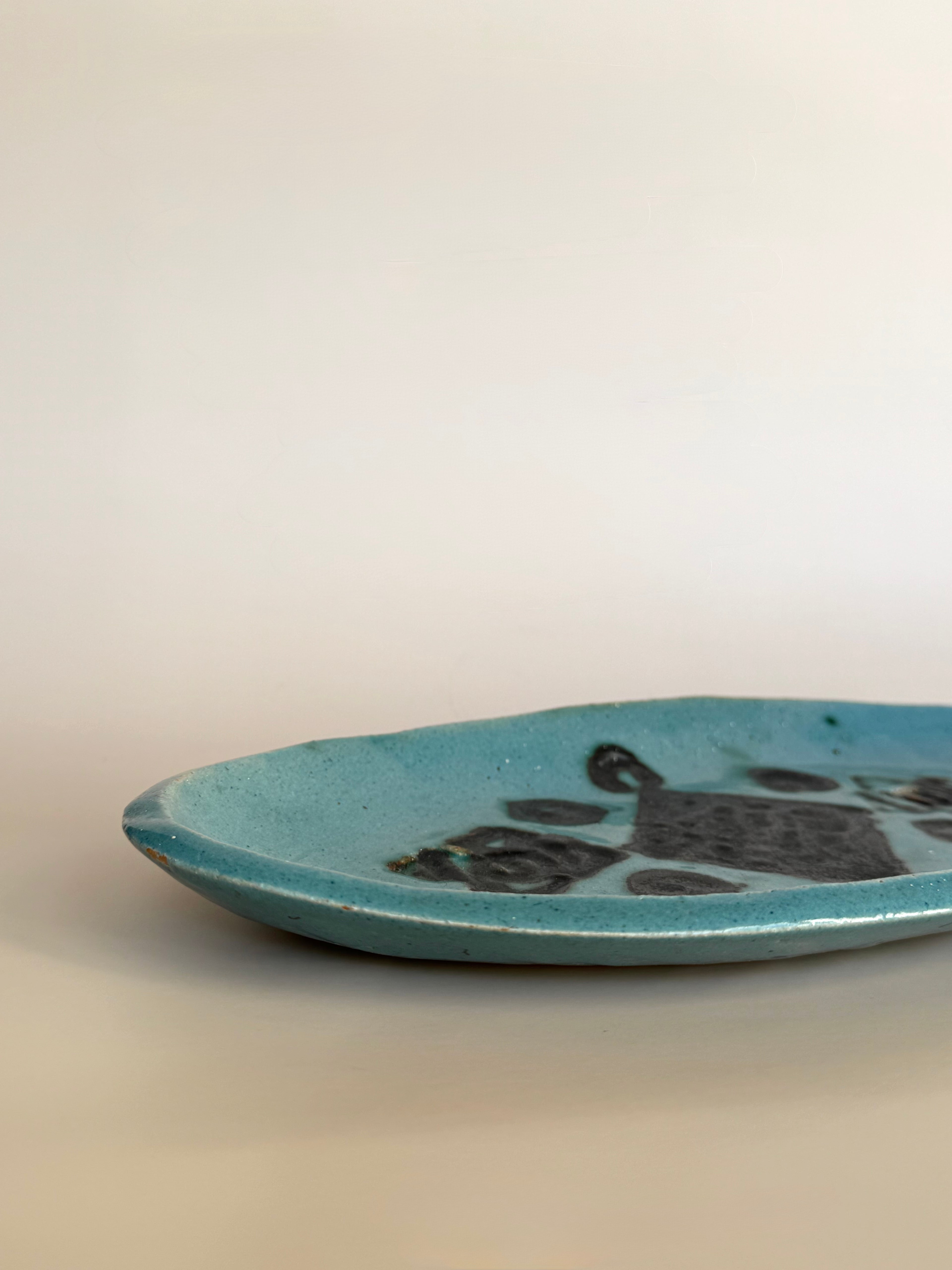 Mid Century Studio Pottery Dish