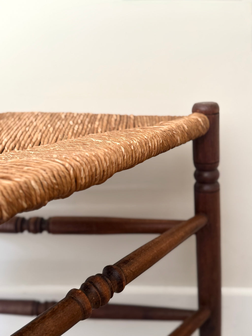 Triangular Wooden Stool