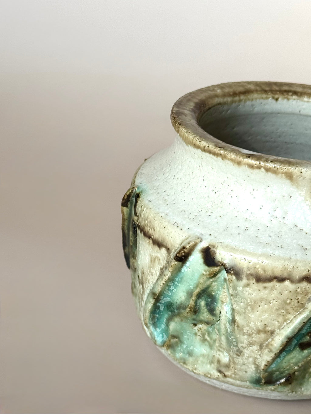 Brutalist Studio Pottery Vase