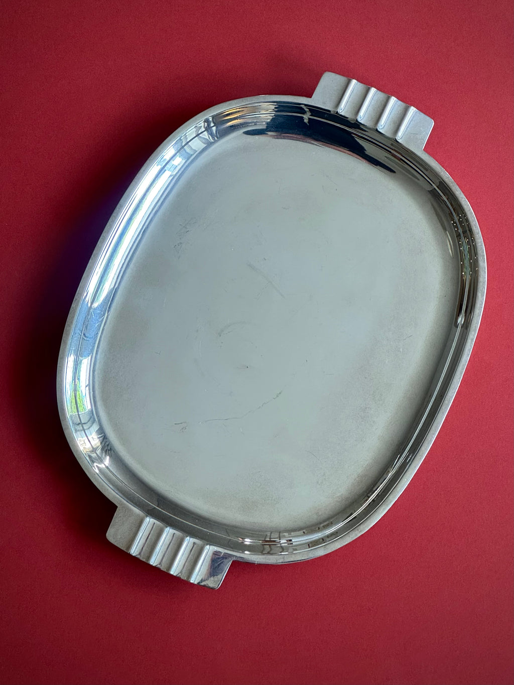 Silver Plated Art deco Tray