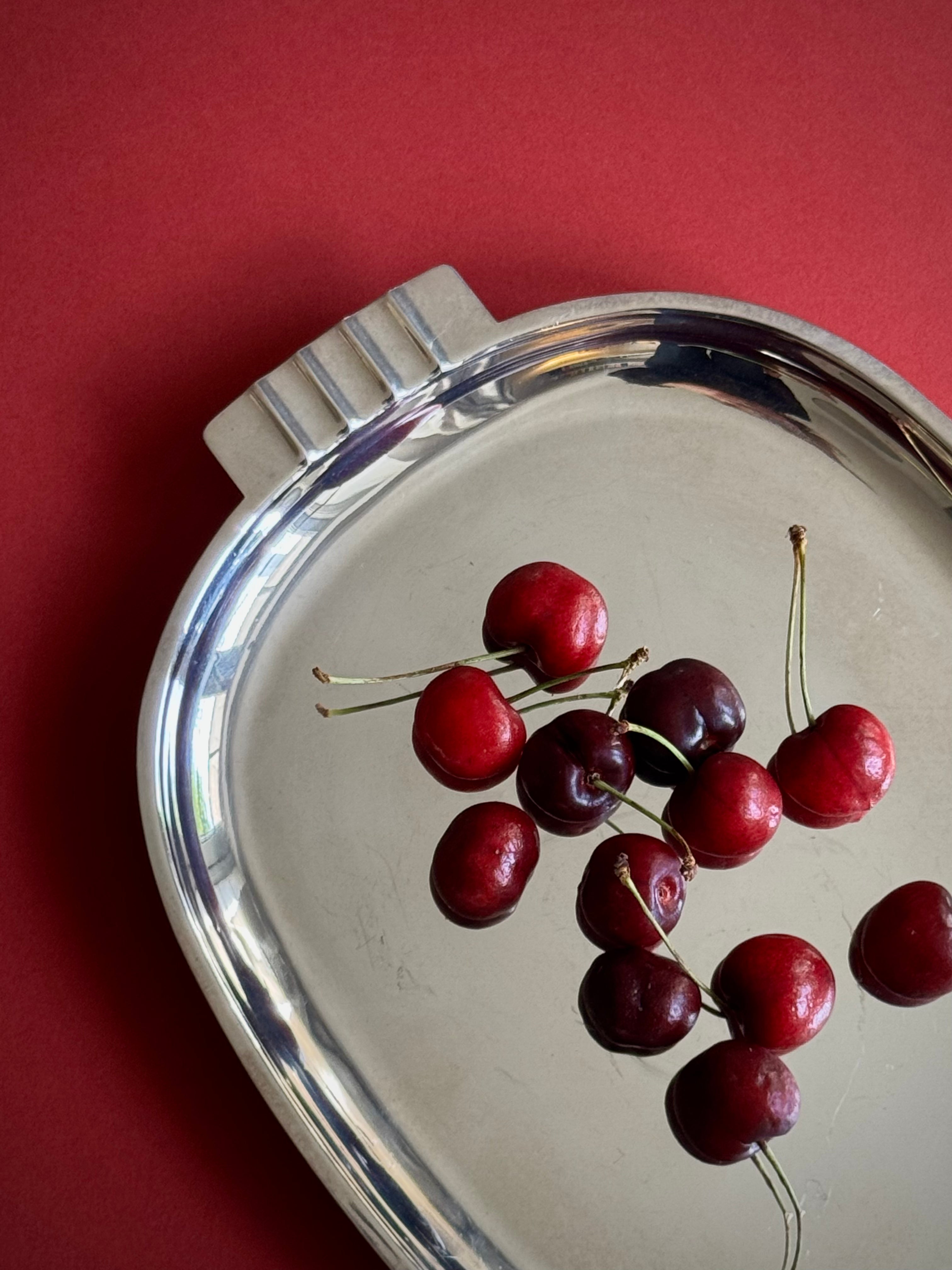 Silver Plated Art deco Tray