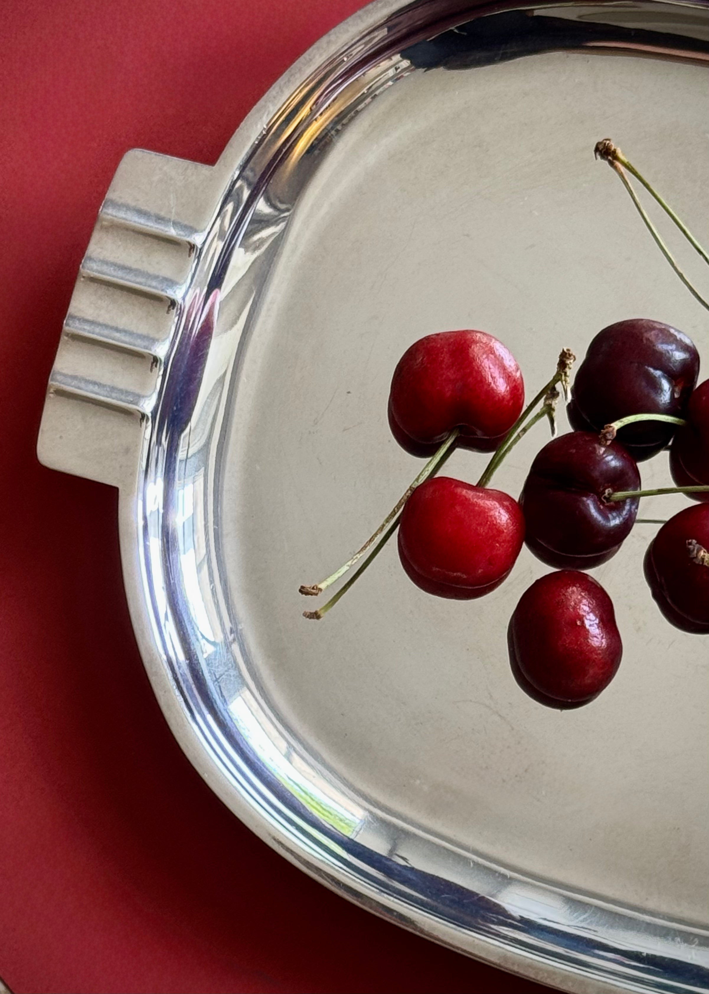 Silver Plated Art deco Tray