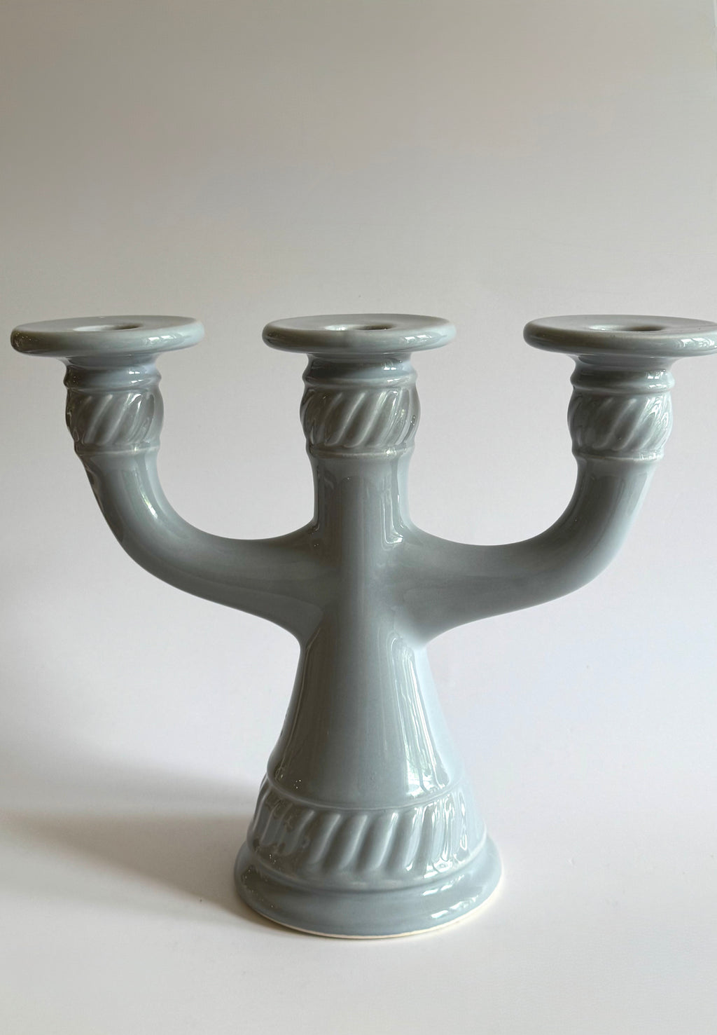 Swedish Ceramic Candelabra
