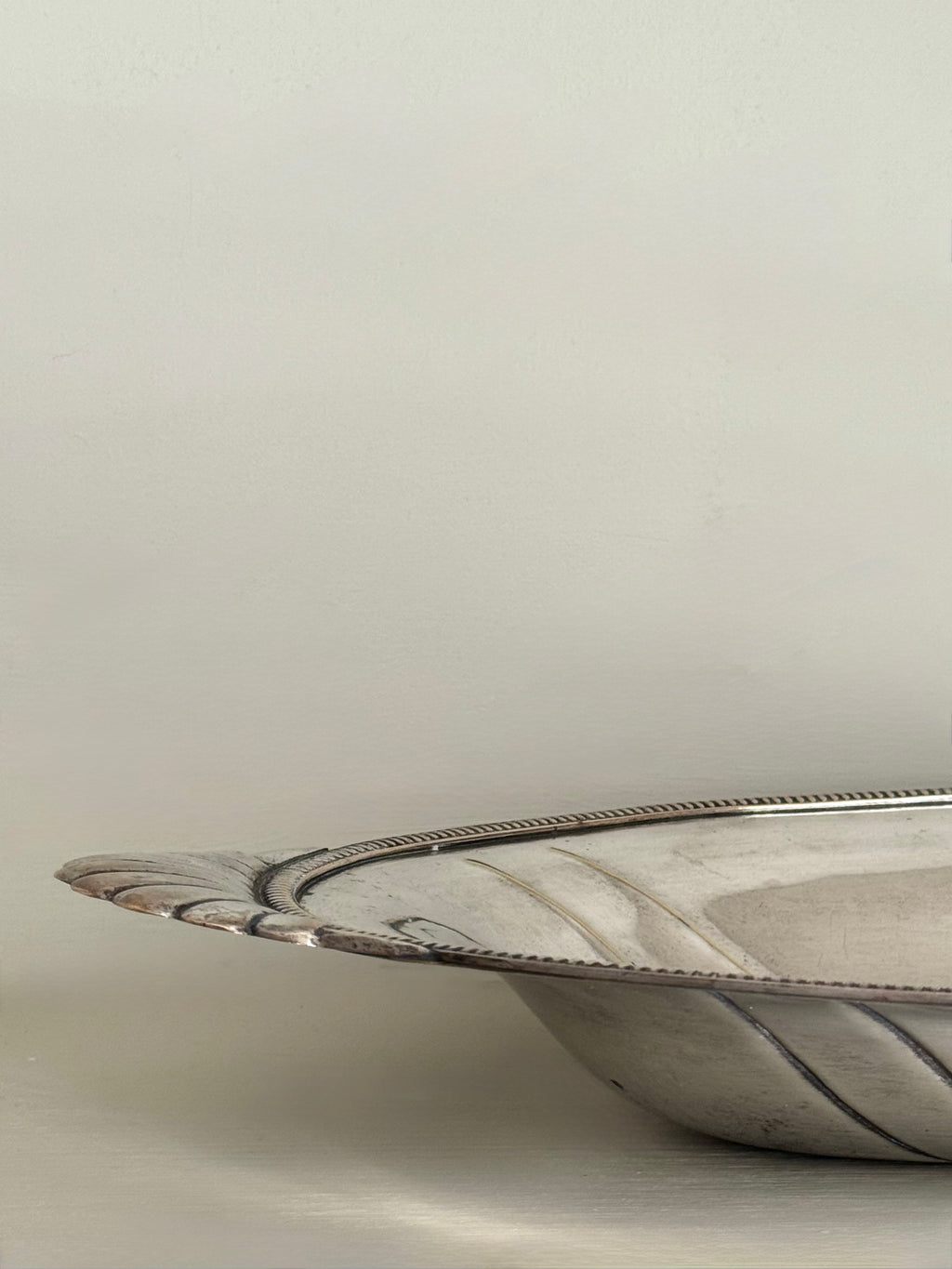 Antique French Silver Serving Dish