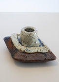 Brutalist Studio Pottery Candle Holder