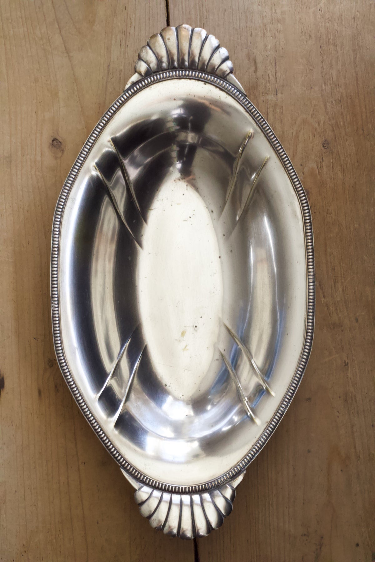 Antique French Silver Serving Dish