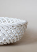 Italian Lattice Ceramic Bowl