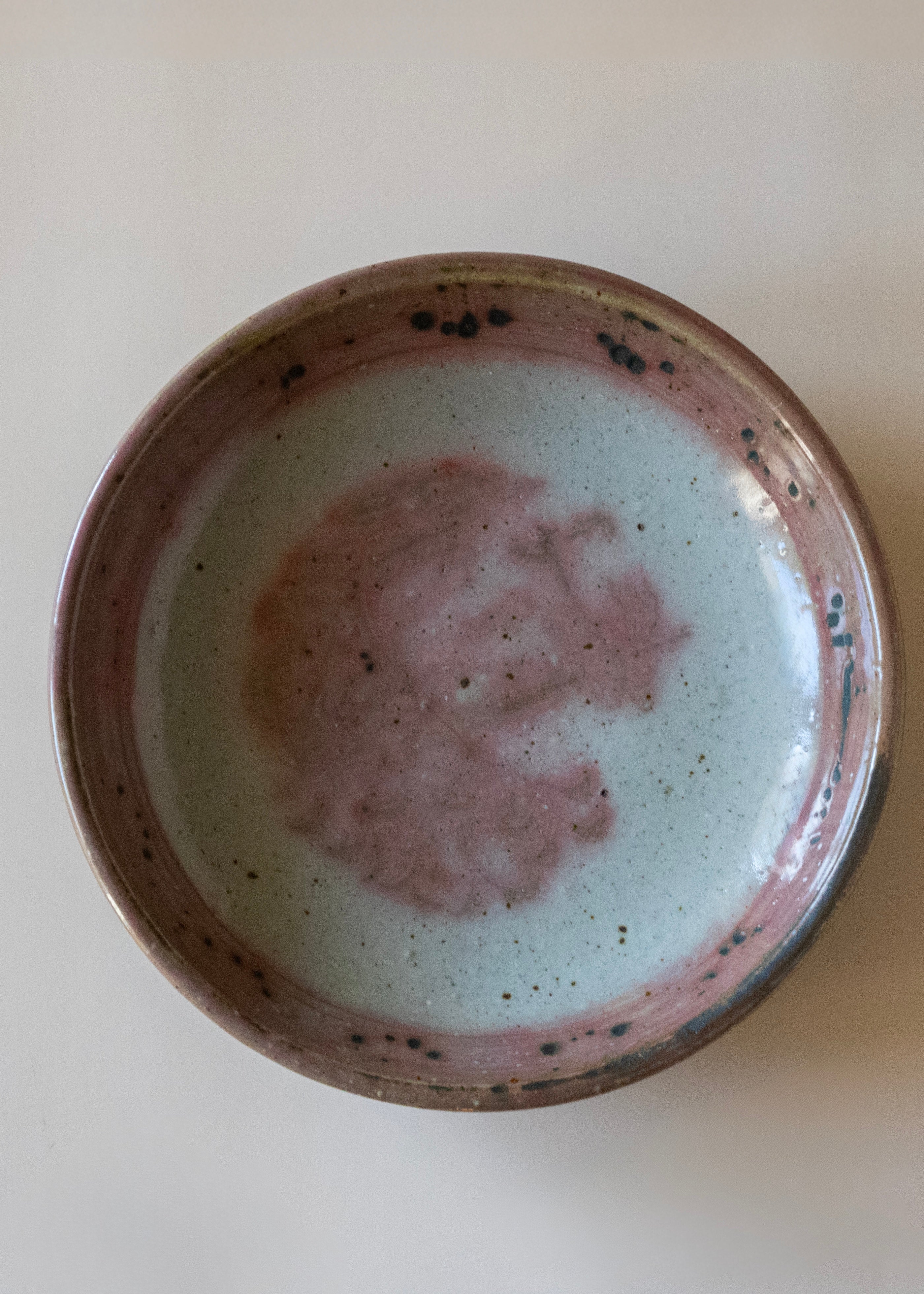 Antique Danish Stoneware Bowl