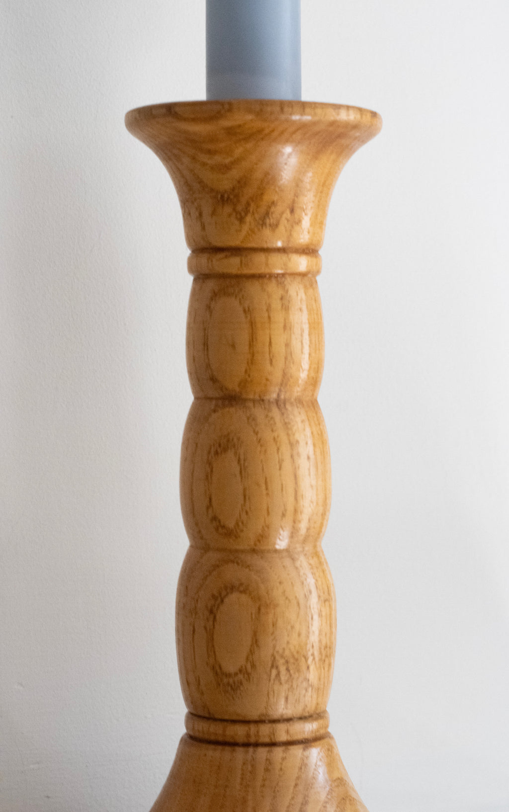 Wooden Bobbin Candle Holders