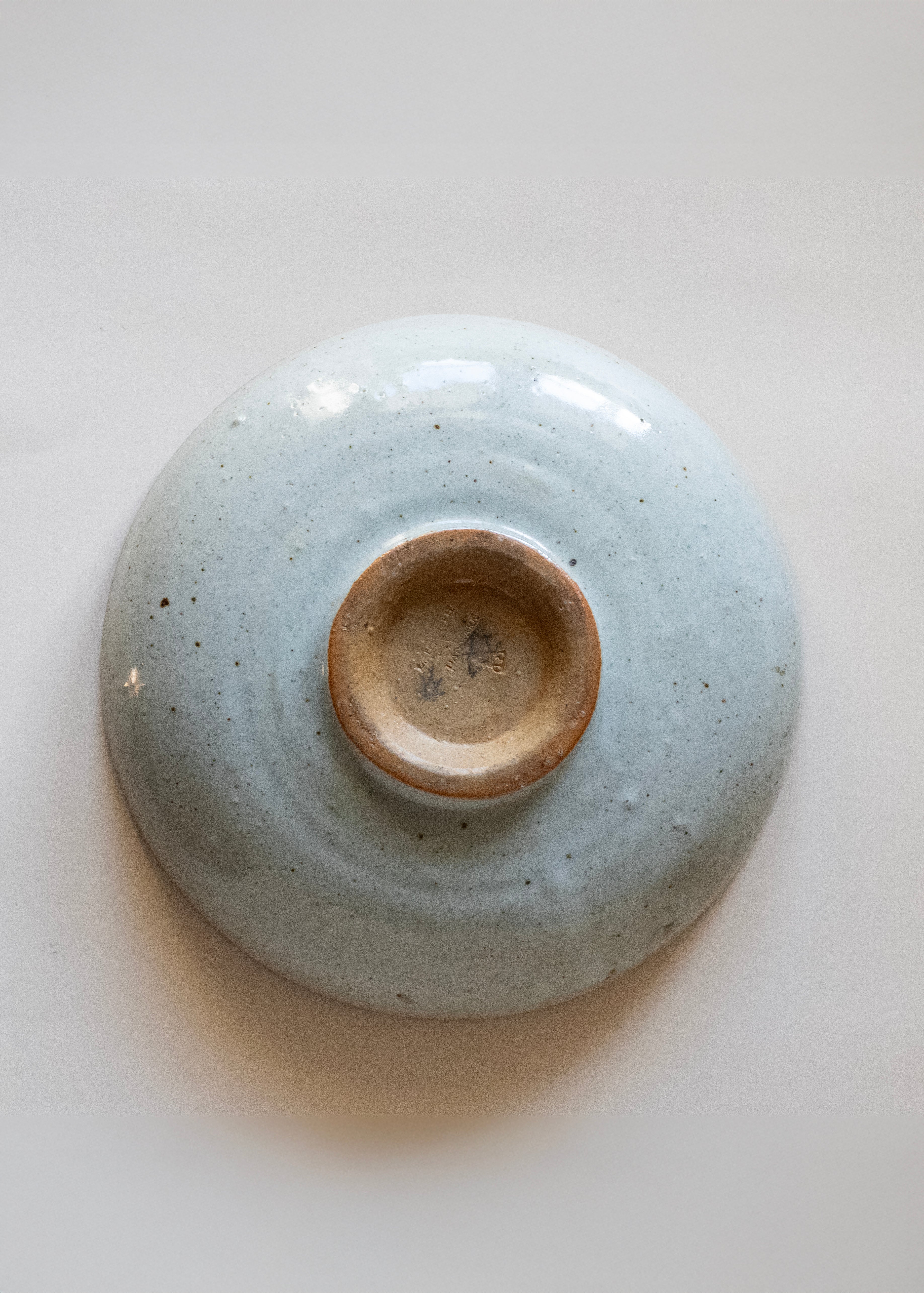 Antique Danish Stoneware Bowl