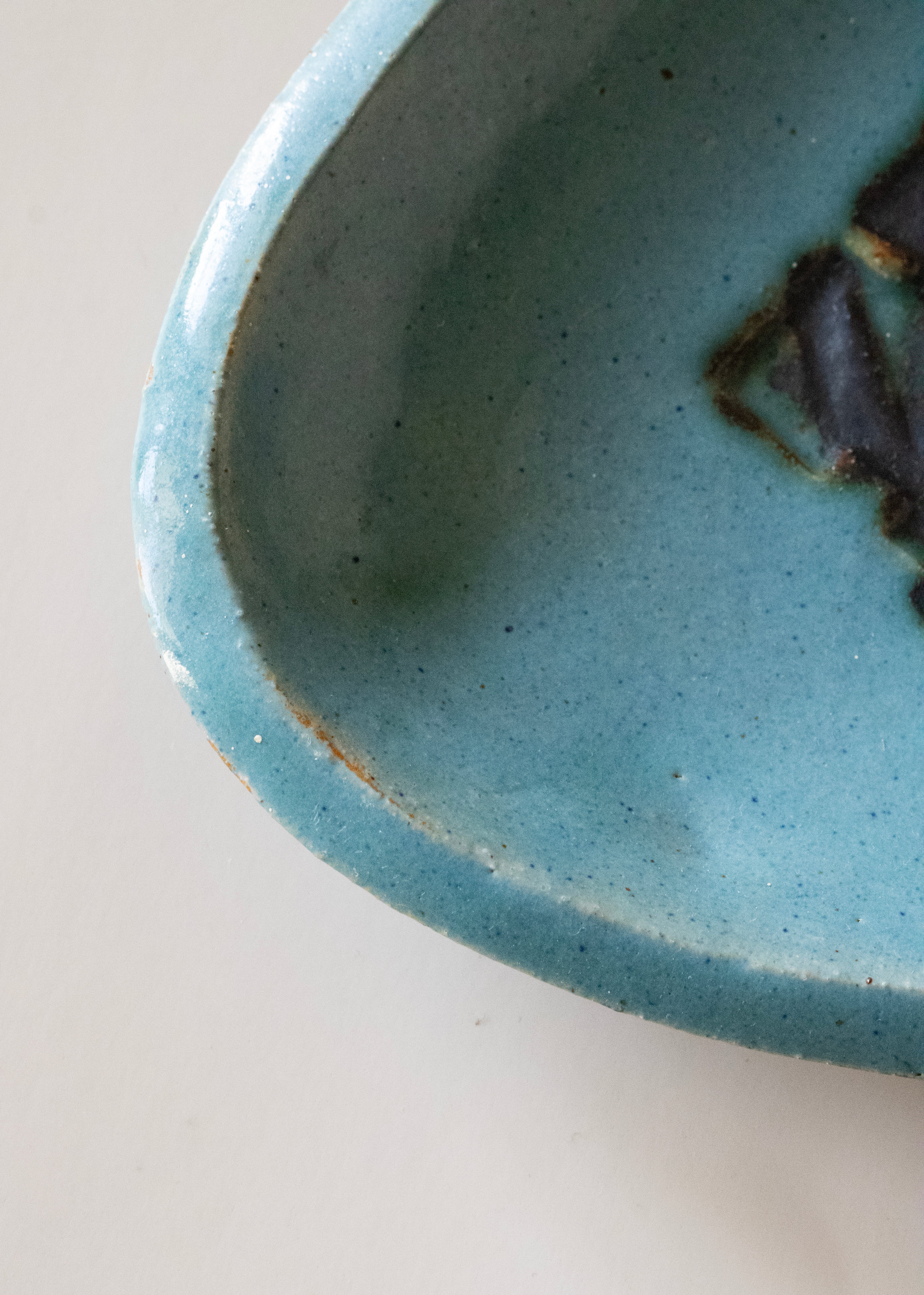 Mid Century Studio Pottery Dish